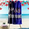 Name Custom Anuel AA Print Beach Towel, Large Soft Quick Dry Towel for Beach Camping Swimming
