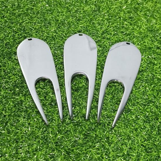 Multi-Functional Golf Divot Tool Golf Club Groove Cleaner Rust-proof Compact Size Portable Zinc Alloy Golf Divot Tool