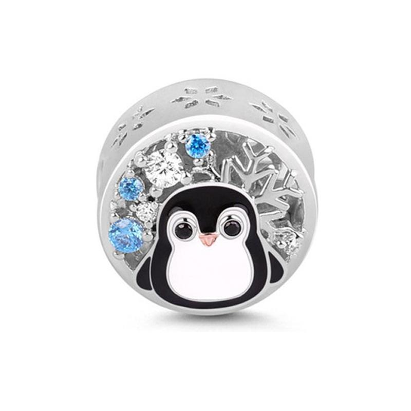 Copper Conch Penguin Mermaid Dolphin Fish Charms Beads Fit Original Pendant Bracelet Diy Jewelry Gift