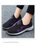 Pánské jarní vycházkové boty Flyknit s tlustou podrážkou, pohodlné, ležérní, síťované, nazouvací tenisky, celodenní, lehké, každodenní obuv