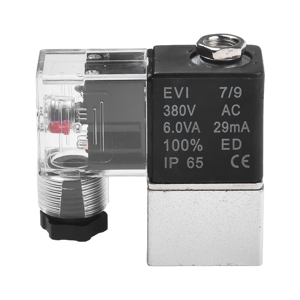 Válvula Compresor de Aire 380V Válvula Solenoide Control Eficiente Para Ambiente de Trabajo Cómodo Operación Silenciosa