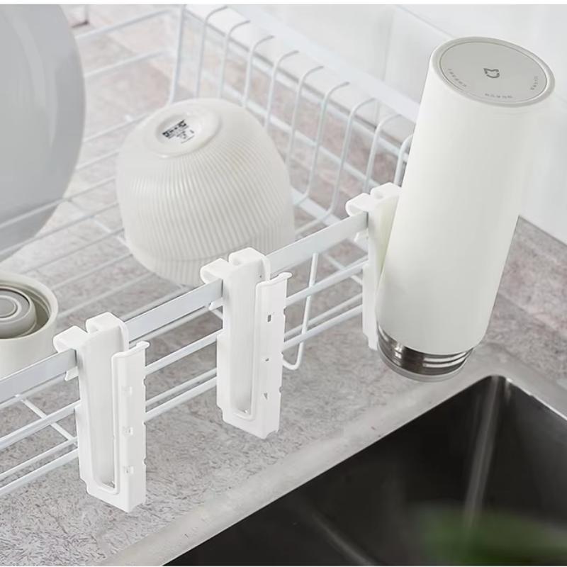 Cup Hanging Rack Home Wall-mounted Upside-down Draining Cup Multifunctional Storage Rack Nail-free Drinking Fountain Living Room
