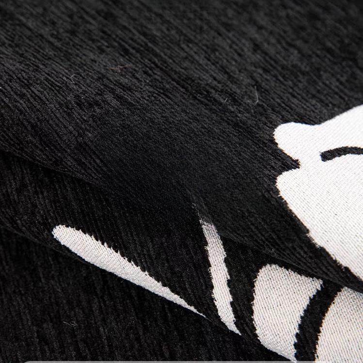 French Wavy Edge Sofa Cushion Chenier Non-slip Four-season Universal Special-shaped Leather Seat Cushion Design Sense Light Luxury Sofa Cover