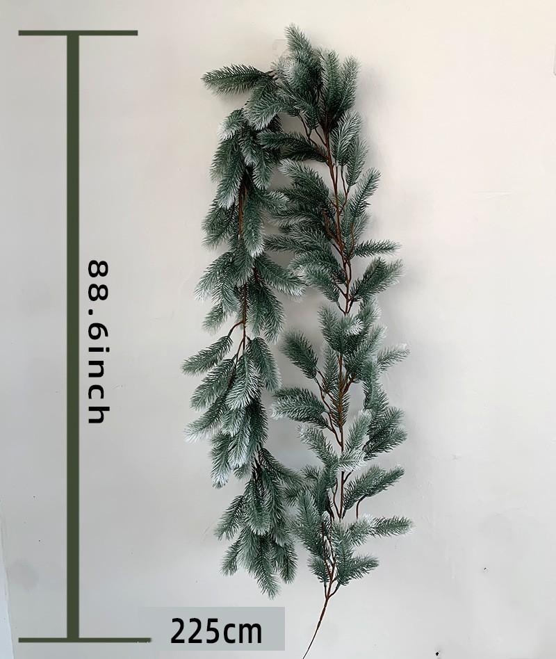 Christmas Garland Artificial Pine Needles Rattan Green Plants Hanging Ornament For Fireplace Staircase Xmas New Year Decor 2025