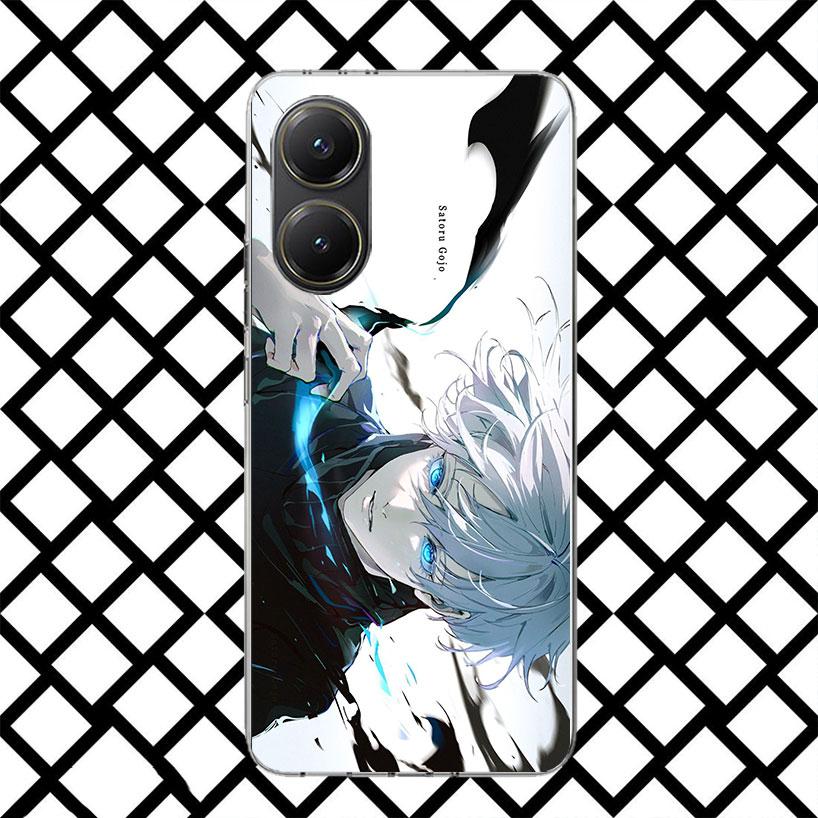 Kaisen J-Jujutsu Gojo Satoru Phone Case for Xiaomi Poco F7 Ultra X7 X6 X5 Pro X4 Gt M8 M7 Redmi 15 15C 13 13C 12 12C Soft Cover