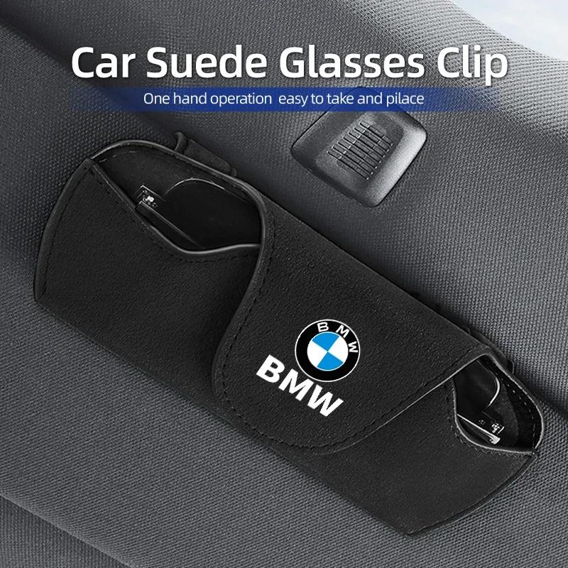 New Car Visor Glasses Holder Clip Sunglasses Storage Case Accessories For BMW E90 E60 E46 E39 F30 F10 E87 X3 X4 X5 X1 G30 G