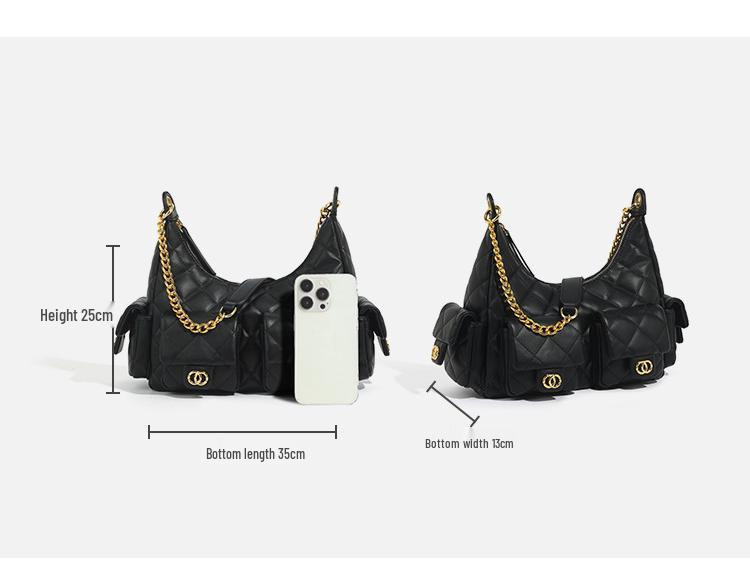 Geantă Crossbody de Umăr High-End cu Model Diamant 2025