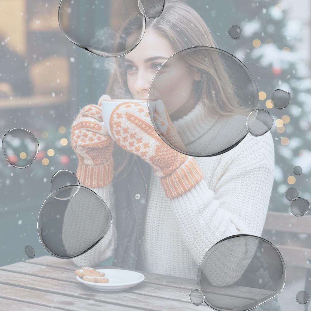 Knitted Winter Thermal Mittens Hidden Middle Finger Warm Thermal Winter Mittens for Ski Cycling Running Outdoor Activities China Mainland