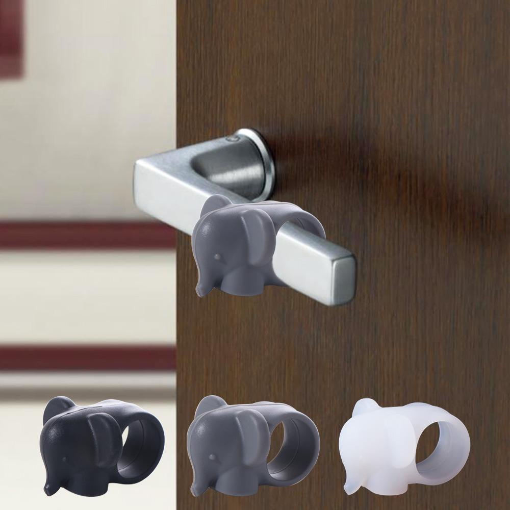 Non-punchin Door Stop Anti-Collision Wall Protection Door Handle Crash Pad Handle Bedroom