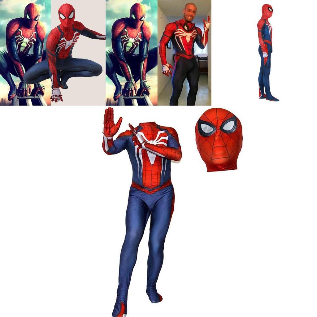 Ps4 Insomniac Spider-man Cosplay Costume 3d Print Adult Kids Spidey Zentai Suit With Exquisite Workmanship And Breathable Lycra Material