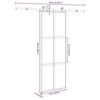 VidaXL Sliding Door Hardware Kit Tempered Glass Aluminum, Sliding Door On Rail, Sliding Door 3332974