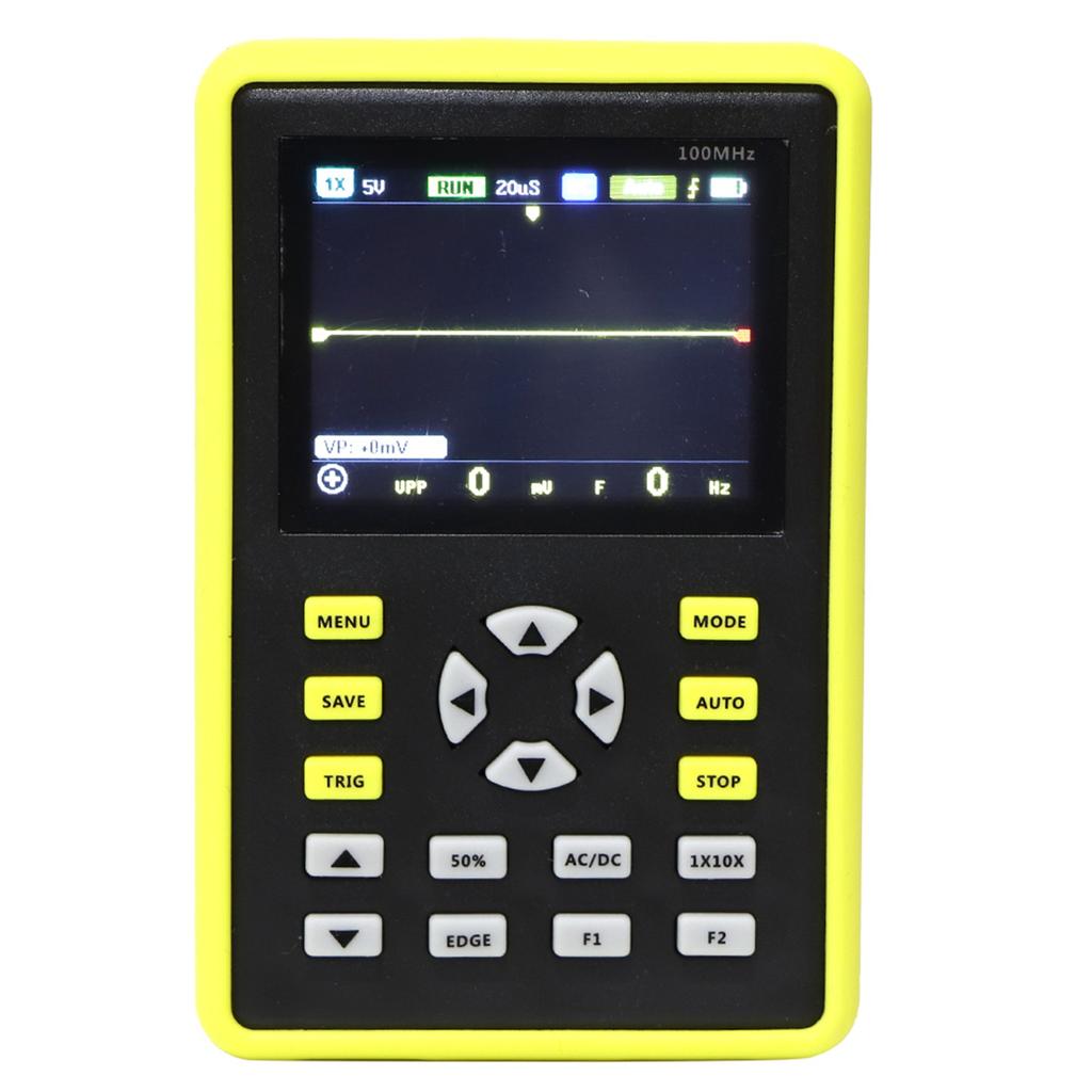 Handheld Digital Oscilloscope USB Portable IPS LCD Mini Digital Oscilloscope Multimeter Tester Tool 100MHz 500MS/s Oscilloscope