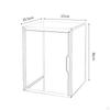 Klare Acryl Vitrine Regale für Figuren, Staubdichte Aufbewahrungsbox mit Tür