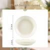 Wutuo Cream Style Ceramic Dinner Plate
