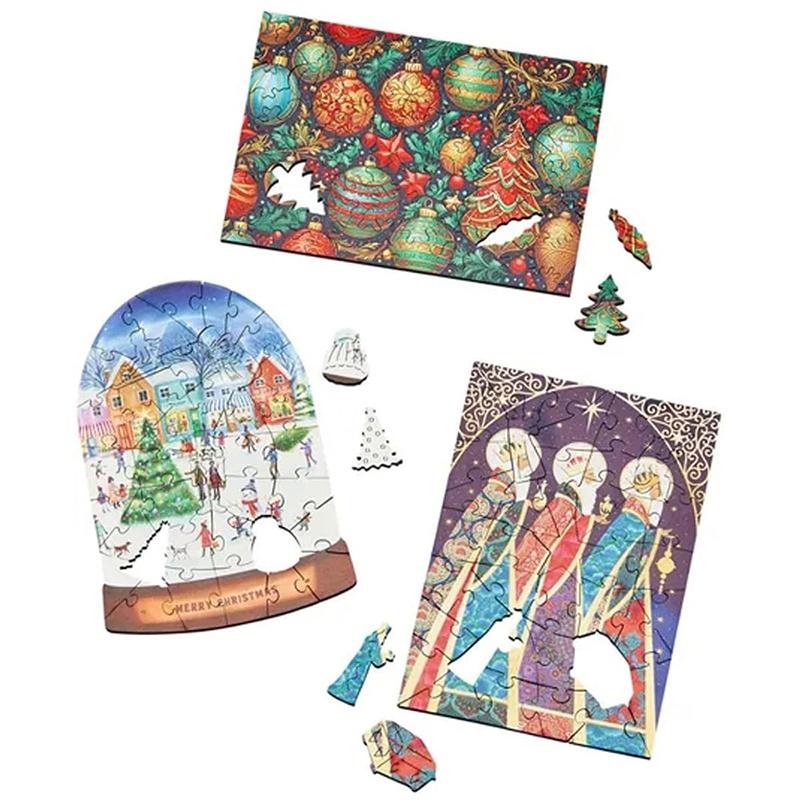 24 Days Of Christmas Puzzles Advent Calendar  Countdown Calendar Jigsaw For Adult Holiday Puzzle For Men Women And Kids