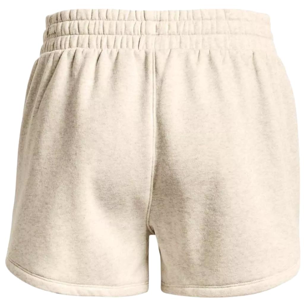Under Armour Rival Fleece Short, Womens Beige Shorts