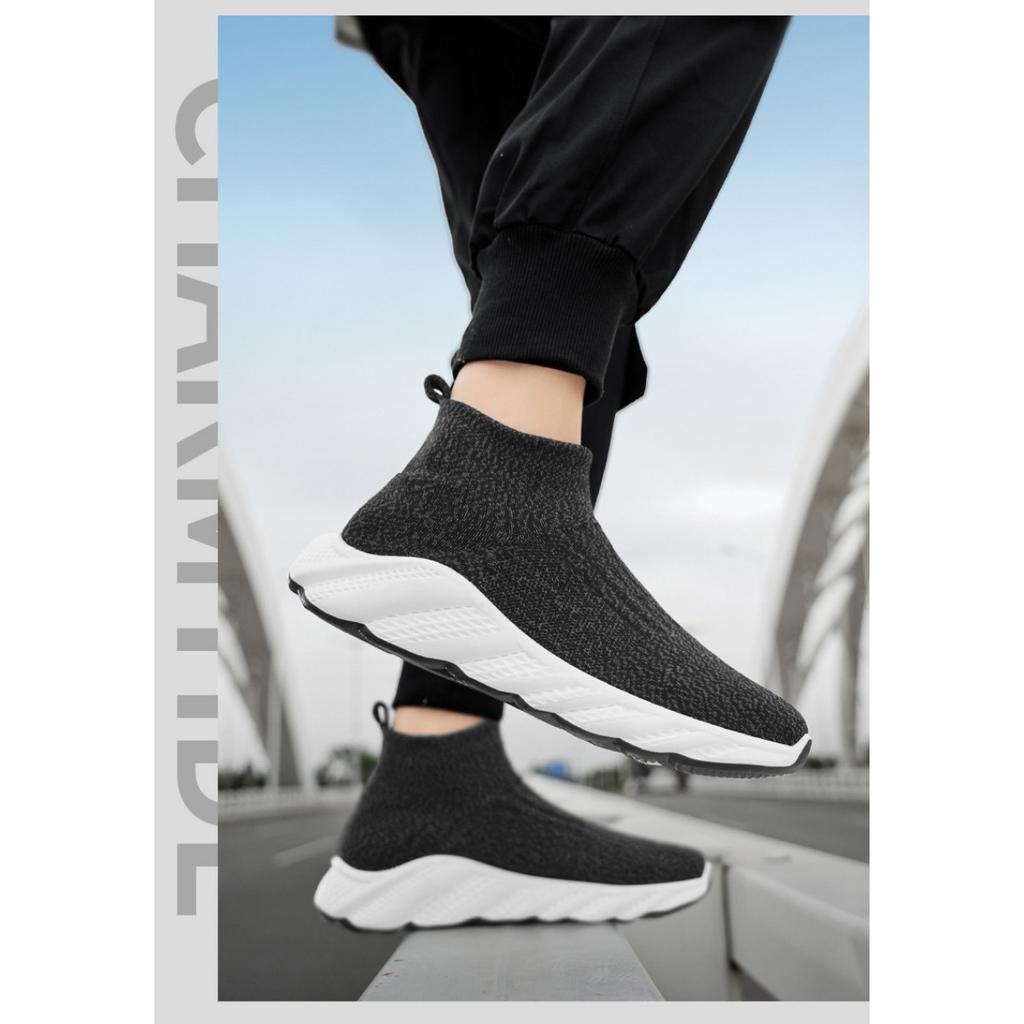 Plus Size Shoes Men Trendy Fashion Boys Casual Shoes,Sports Socks Shoes Running Men's Shoes