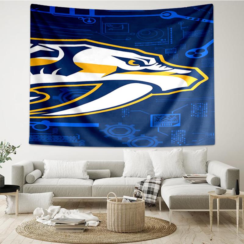 St. Louis Hockey Tapestry, Unique Design Tapestry, Wall Decor for Bedroom,Livingroom, Playroom,Heartwarming Fan Holiday Gifts