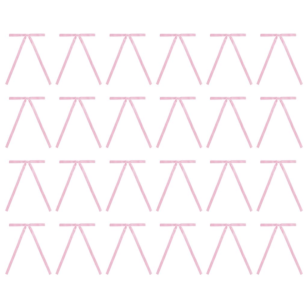 24Pcs Vintage Velvet Ribbon Xmas Tree Bows Velvet Ribbon Bows for Xmas Home Shop Indoor Outdoor Decor