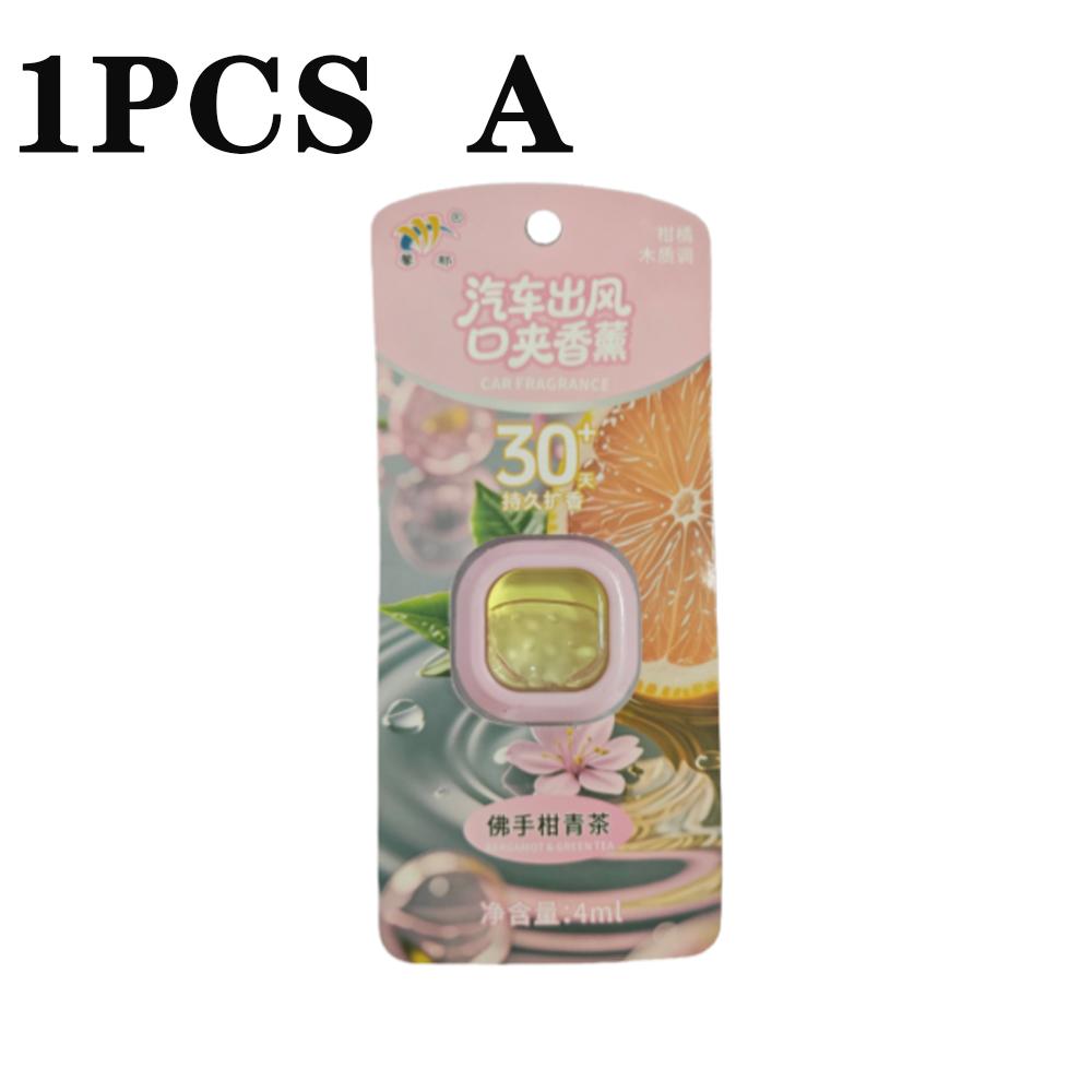 1pc Car Aromatherapy Breathable Film Air Conditioning Vent Clip Long-Lasting Odor Removal Inside The Cars Decorative Accessories