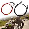 Motorcycle Braking System Steel Reinforced Brake Hose Flexible Rubber Cover High Pressure Resistance Easy Mount Design