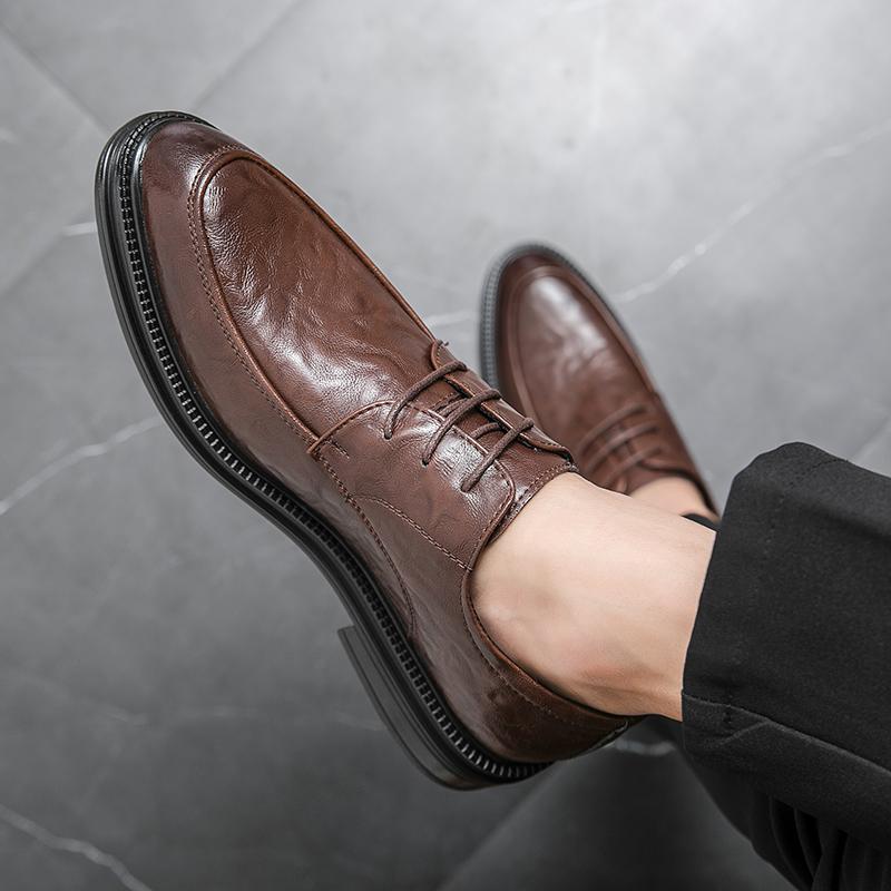 Herren formelle Lederschuhe Klassischer Retro Gentleman-Stil Party Outdoor Hochzeit Freizeit Business Büro Herren Hot Sales Schuhe