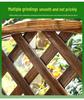 Anti-corrosion Wooden Trellis & Planter Box for Balcony Gardens