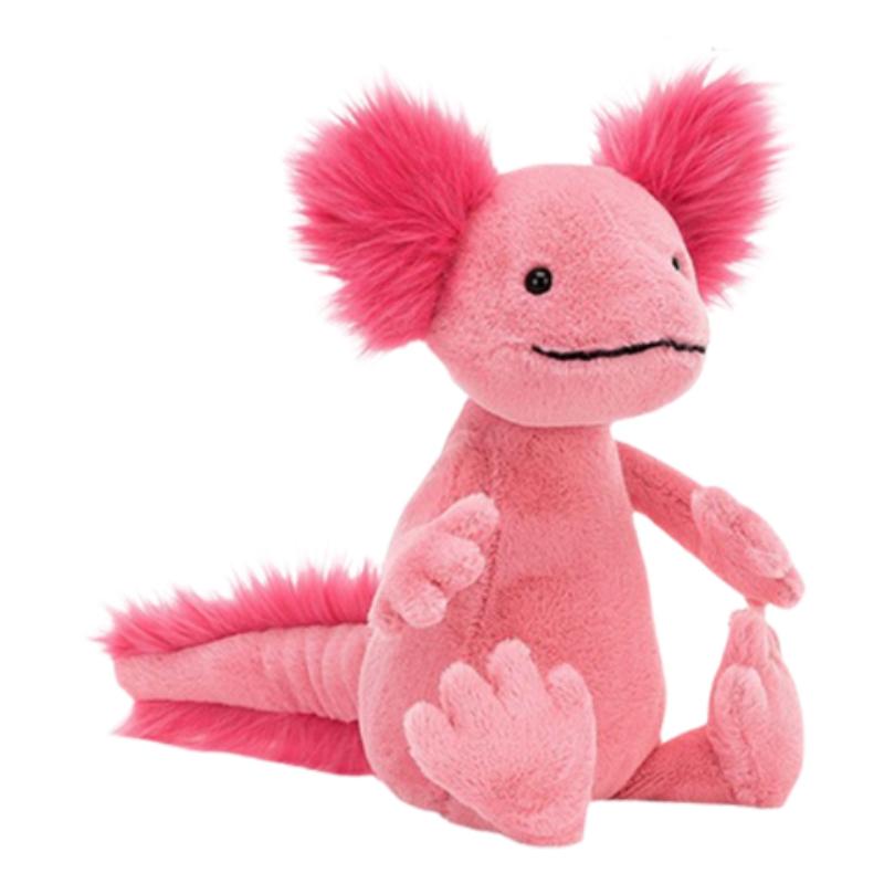 JELLYCAT Amphibious & Crawling Series Alice Mercy Blunt Mouth Axolotl Doll Plush Doll 17cm/27cm Height