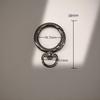 Zinc Alloy Spring Ring Buckle Hook for Bags and Keyrings