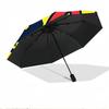 Club America Print Automatic Open Close Umbrella, Portable Foldable Umbrella, for Outdoor Commute Camping Trip, Ideal Birthday Gift