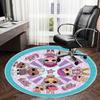 1pc LOL Surprise Dolls Wheel Round carpet, Made of Polyester,Perfect for Decorating Office Chairs, Living Rooms