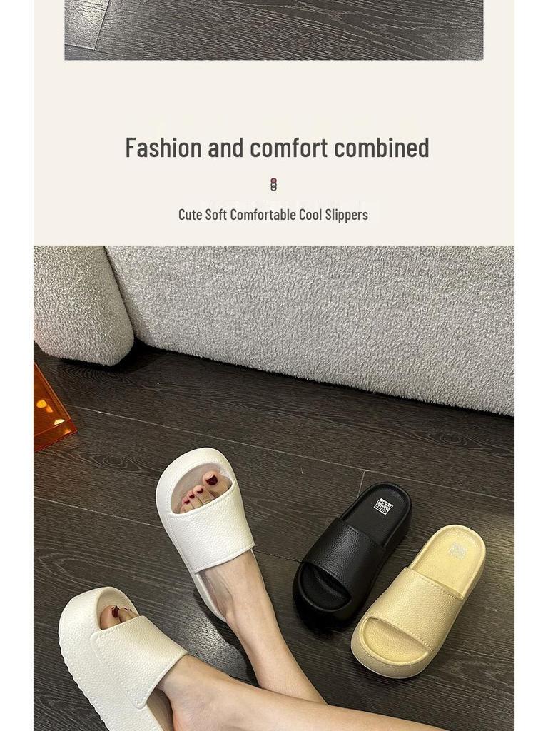 2024 Women's Thick-Soled Height-Boosting Slippers - Summer Outdoor Casual Versatile Beach Comfort Slippers