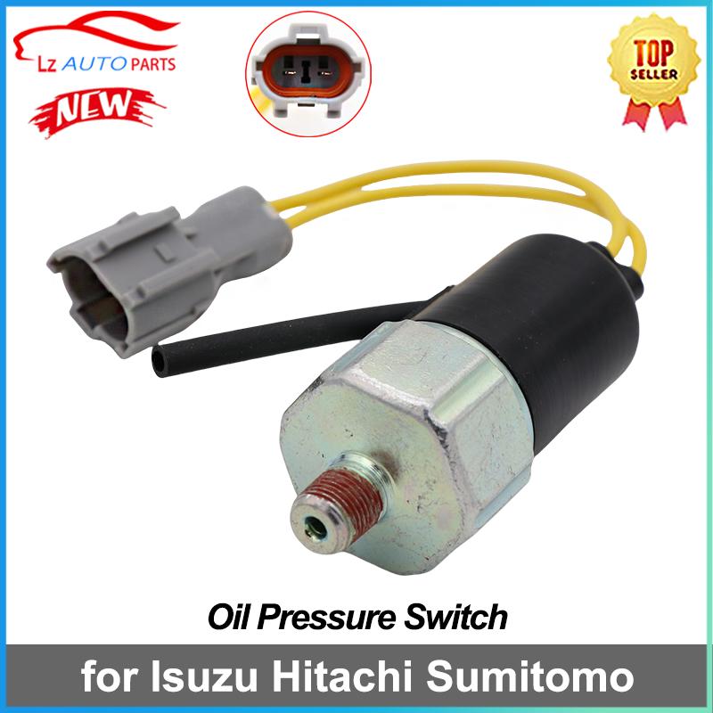 Oil Pressure Switch Sensor 1-82410170-1 1-82410142-0 for Isuzu Engine 4BG1 6BG1 6HK1 Hitachi EX120-5 EX200-5 Sumitomo SH120 100