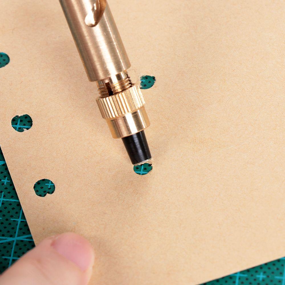 Drill Auto Screw Sewing Accessaries Belt Hole Punch Puncher Leather Tool Punching Hole