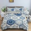 3D Printed Bohemian Ethnic Mandala Comfortable Duvet Quilt Cover Pillowcase Bedding Set Children Bedroom Decoration Home Textile