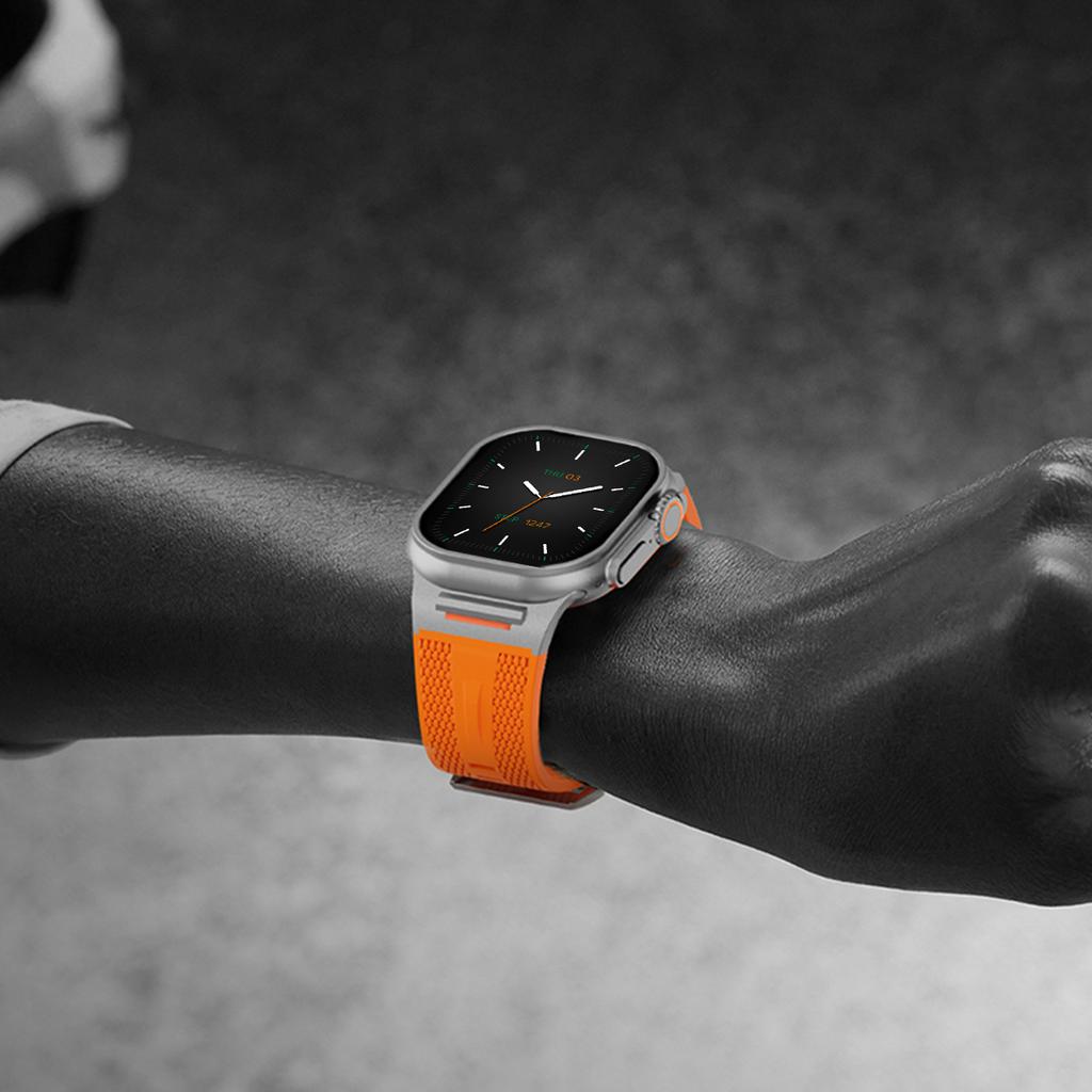 NEW Silicone Strap for Apple Watch Band Ultra 3/2 49mm 46 42 45 44mm Sport Band for Iwatch Series 11 10 9 8 7 6 SE 5 Bracelet