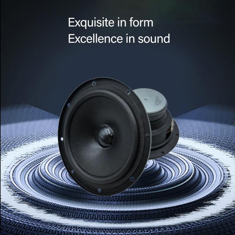 6,5 Zoll 8 Ohm 30 W Wasserfester Mitteltöner Aluminiumrahmen Horn IPX5 Wasserdicht Für Auto Audiosysteme