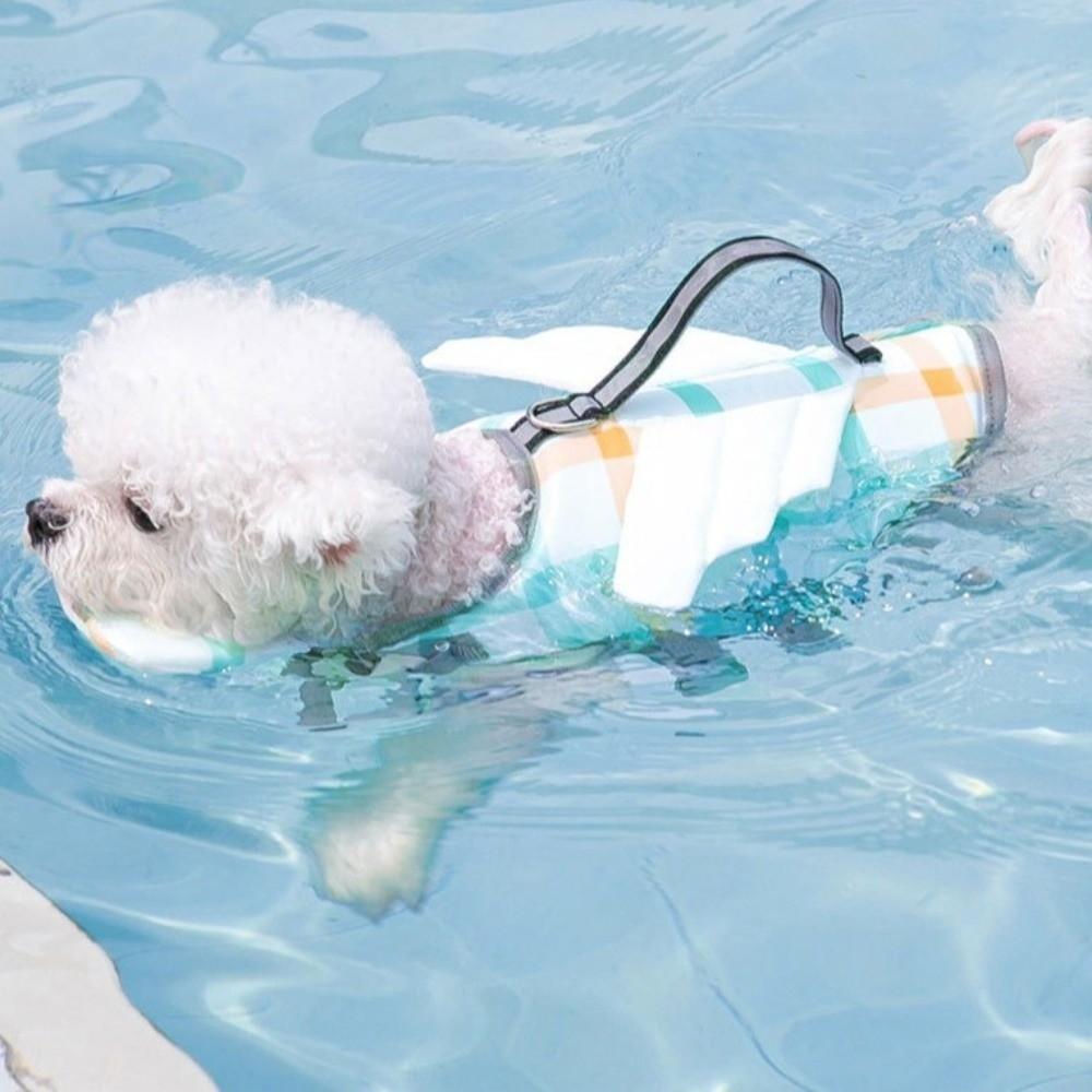 Bee/Dinosaur Shape Dog Life Jacket Adjustable Dog Swimming Suit Dog Swimsuit Small Medium Dogs