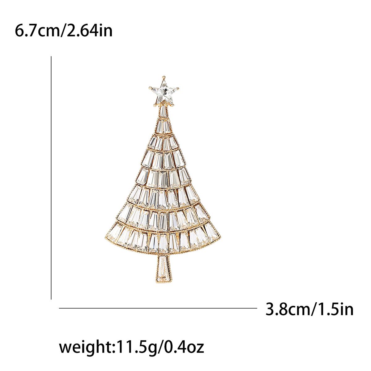 

Рождественский фестиваль Стразы Звезда Рождественская елка Броши Классические булавки для корсажа Банкет Вечеринка Рюкзак Подарки Ювелирные изделия Аксессуары MULTI
