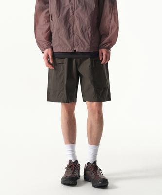[City Leisure] Cn Belted Utility Shorts [Mud Grey]