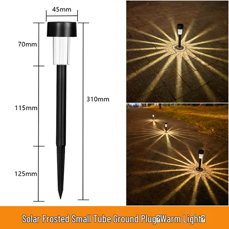 

Водонепроницаемый уличный садовый фонарь на солнечной батарее Plastic Warm Light