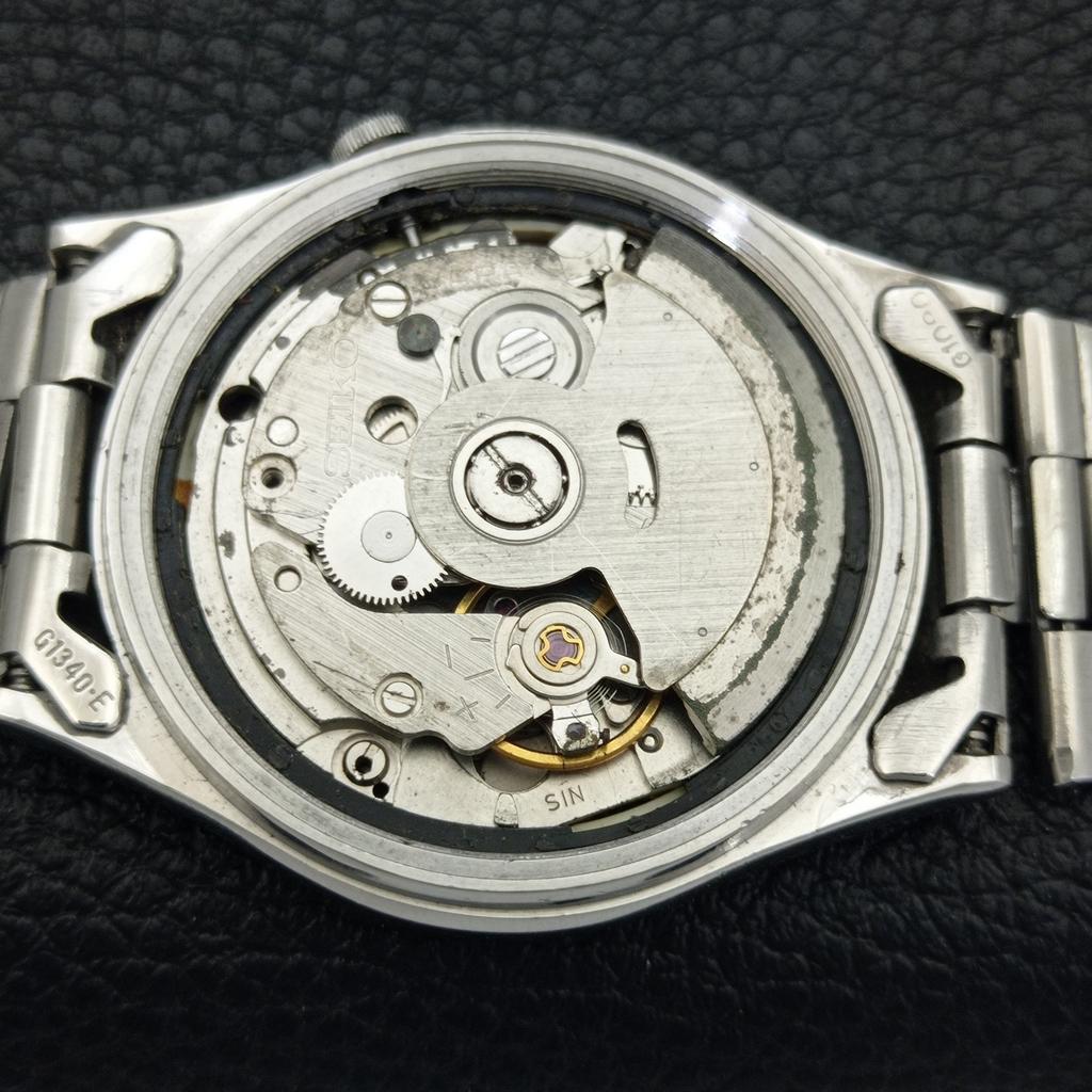 GENUINE VINTAGE SEIKO 5 AUTOMATIC 7009A JAPAN MENS ORIGINAL DIAL WATCH A702418-5 R124-a702418