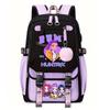 Kpop With The Surrounding Trend Schoolbag College Wind Large Capacity Junior High School Student Leisure Backpack