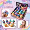 Soft Squishy Ice Cream Cone Stress Relief Toy Slow Rising Sensory Fidget Squeeze Toy for Anxiety and Relaxation Kids and Adults