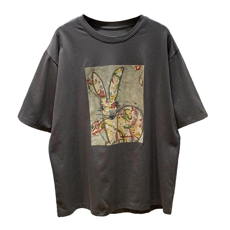Summer Basic O-neck Spell Color Casual Women T-shirts Office Lady Simple Loose Female T-shirts