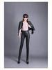 Matte Leather Pants Women Winter Fleece High Waist Leggings for Outerwear Small Feet Bottoms Women