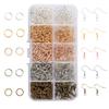 Diy Earrings Accessories Handmade Earrings Material Ear Hook Opening Ring 10 Grid Box Ear Jewelry Accessories Set