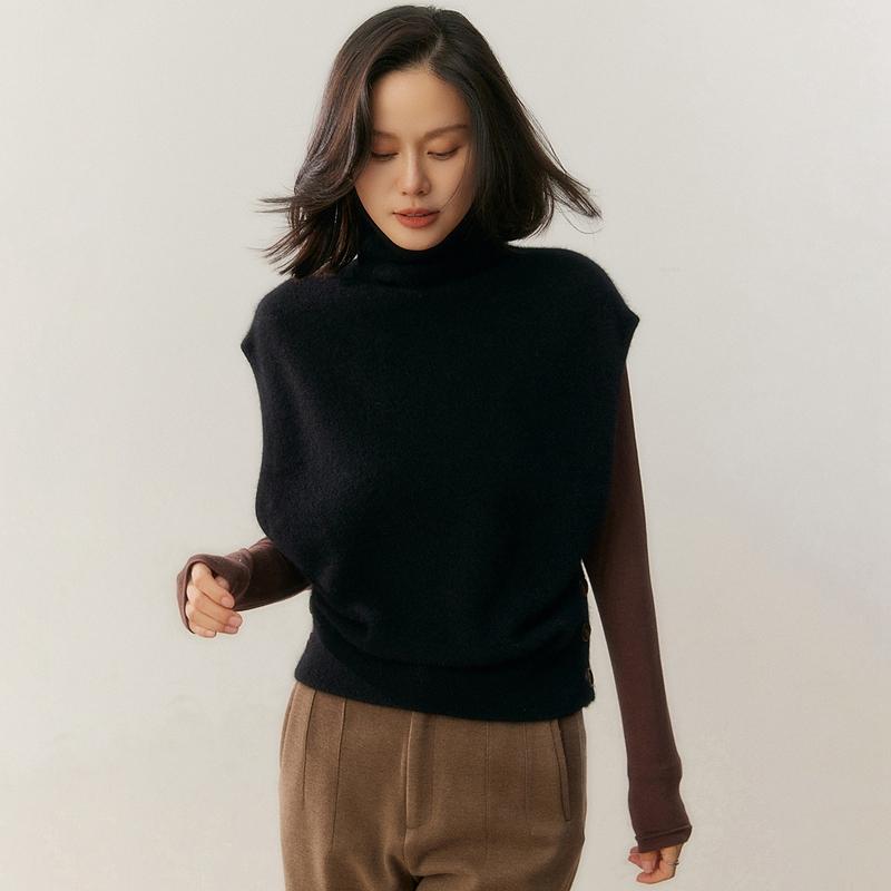 Qinghe 100% Pure Cashmere Women's Sweater - Ultra Soft Luxury Winter Pullover