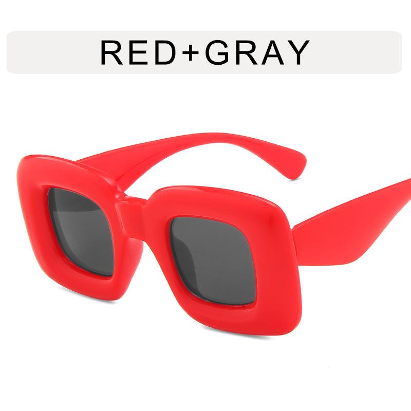 

New Large Frame Square Sunglasses Women s Brand Designer Fashion Sun Glasses Men s Outdoor Hip-hop Eyewear UV400 Oculos De Sol As shown in the figu