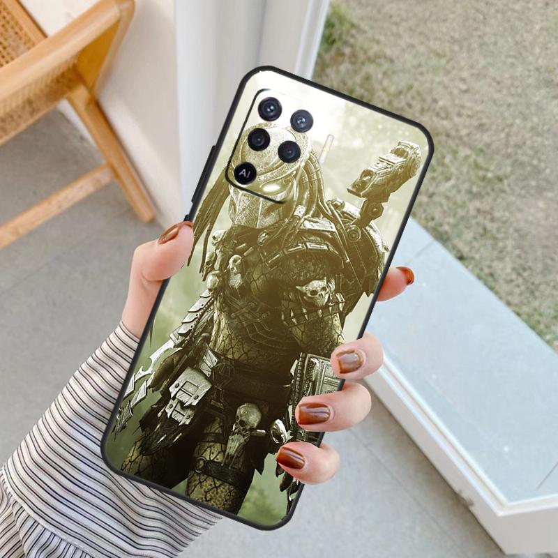 Alien Predator Case For Oppo A60 A80 A40 A17 A57 A77 A74 A54 A94 A78 A98 A18 A38 A58 A96 A76 A16 A15 A5 Pro